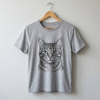 Personalized Pencil Cat Portrait T-Shirt – Turn Your Cat into Wearable Art